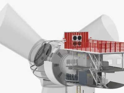  Wind Turbines and Wind Turbine Inside Collection 