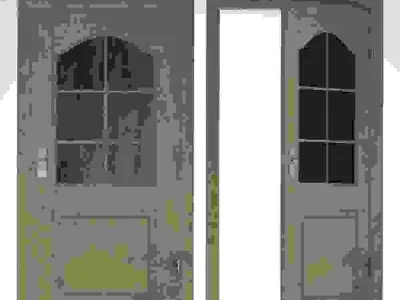 Doors3 Low-poly 3D model