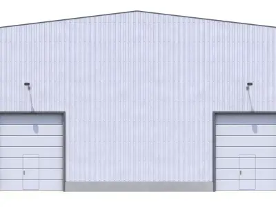 Industrial Building 41 PBR Low-poly 3D model
