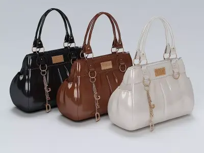 Ladies Hand Bag 02 3D model