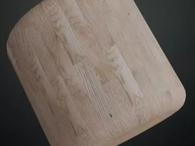 Natural Light Oak Parquet Floor PBR Seamless Texture
