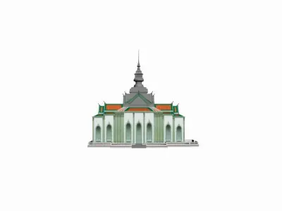 Phra Viharn Yod 3D model