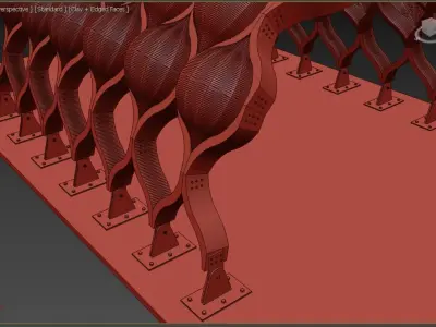 Pergola Modern design 3D model