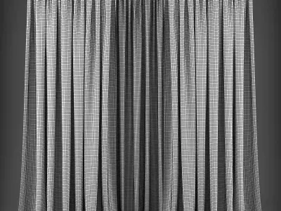 Curtain 3D model 316 Low-poly 3D model
