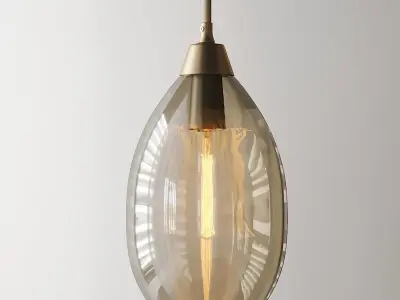 Amber Mini Pendant by Arteriors 3D model