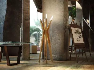 Archmodels vol 138 - lamps and coffee tables 3D model