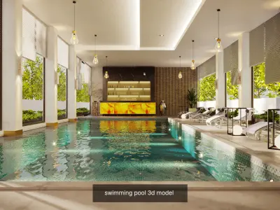 swimming pool collections 3D Model Pack