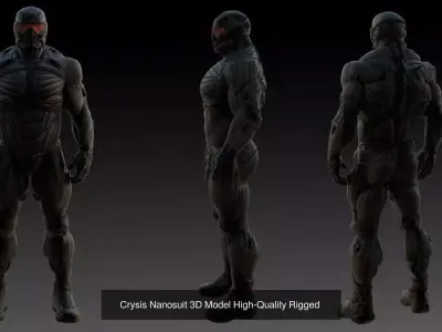 Crysis Nanosuit Complete Bundle  4 Elite 3D Models 3D Model Pack