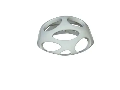 SciFi Cube Object No 54461 Low Poly Shape Low-poly 3D model