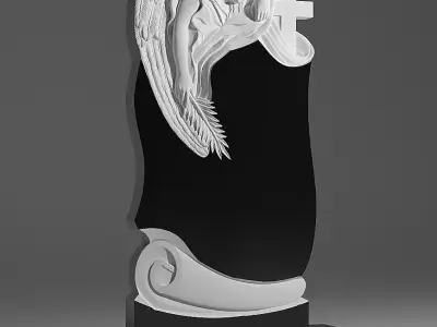 Angel Monument  Tombstone Collection  10 3D Models 3D model