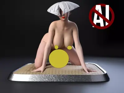 Aki - Street Fighter - Futa Version 3D print model