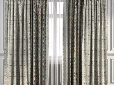 Curtain Set 99 3D model