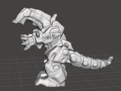 DEATH SAURER GASHAPON PVC PLASTIC FIGURE TOY MINI MODEL 3D print model