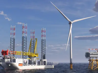  Voltaire Jack Up Vessels Offshore Wind Farm Installation 