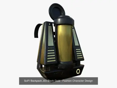 10 SciFi Backpack J Collection - Fashion Character Design