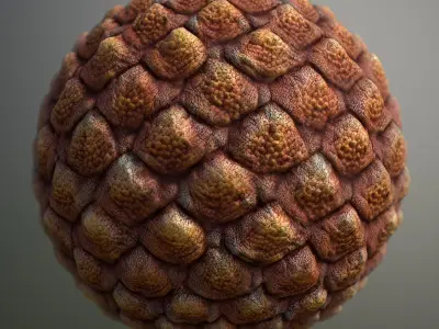 Material Skin Alien 6 Seamless PBR Texture Texture