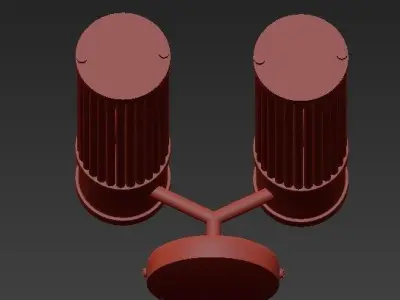 Wall Lamp Claridges Dual 3D model