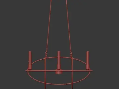 Island  Bel Air Lighting 3D model