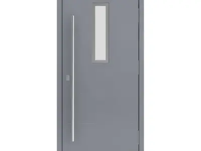 Metal Front Door 3D model