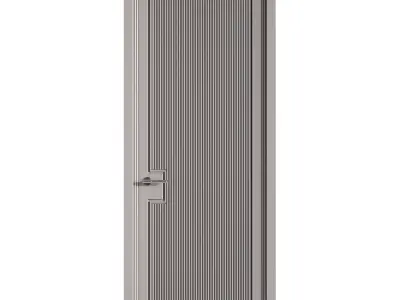 Modern entrance door 55 3D model