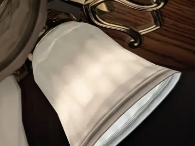 Crystal Ceiling Fan Light Covers Bell shade Light Diffuser 3D print model