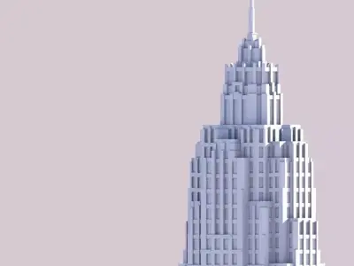 70 Pine St 3D print model