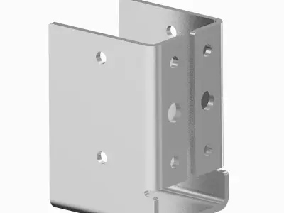 Steel Joist Bracket 3D print model