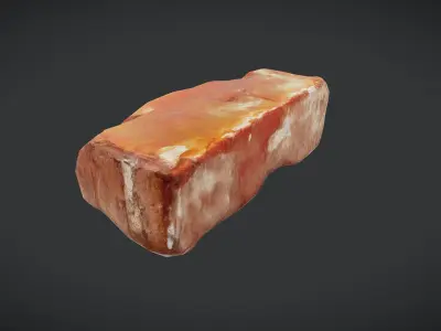 Brick Low-poly 3D model