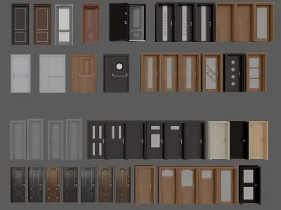 Doors  and windows Collection  3D model