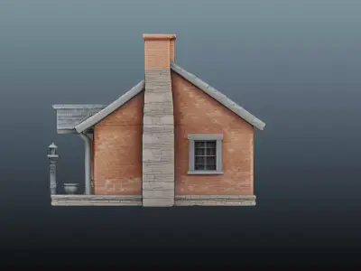 Stone house EM-13 3D model