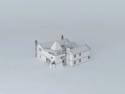 Siheyuan Courtyard House Free 3D model