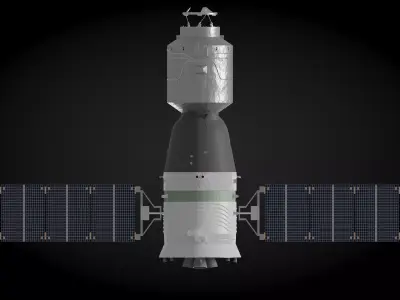 Shenzhou spacecraft 3D model