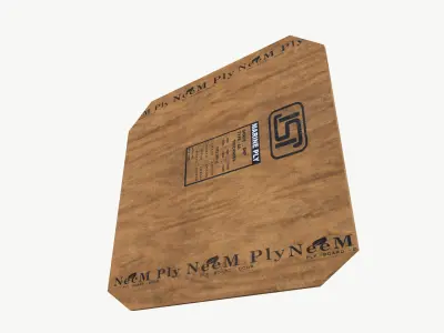 Plywood Board Low-poly 3D model
