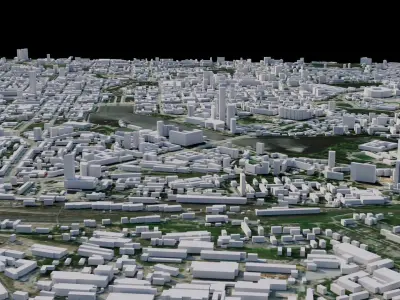 Yekaterinburg - Russia 3D model