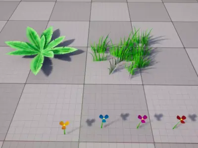  Stylized Forest Pack - Low Poly Low-poly 3D model