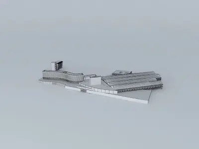 Manchester Piccadilly Train Station 3D model