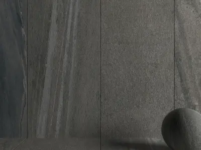 Stone Wall Tiles Santorini Fume 120x270 Set 4 Texture
