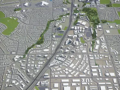 Richardson Low-poly 3D model