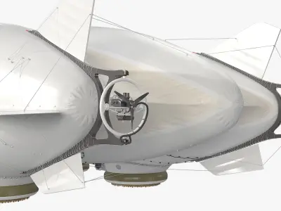  Innovative Hybrid Cargo Aircraft White Simplified 