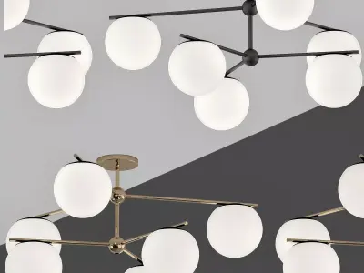 Modern Flush Mount Lighting 3D model