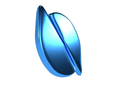 Ontology Coin v2 006 Low-poly 3D model