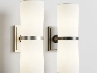 4 wall light 3 pendant light 3D Model Pack