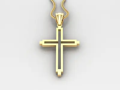 Cross Light Gold 4CP052 3DM STL 3D print model purchase
