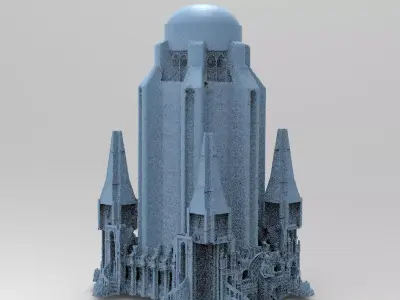 Fantasy Gondor Structure 3 3D model