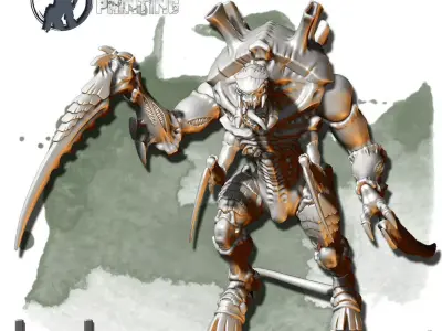 Alien Berserker 3D model