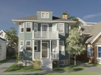 American house 3D model