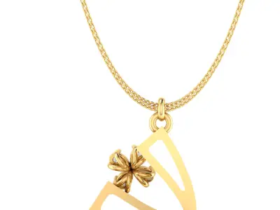 Ring Earrings Pendant Combo 3D print model