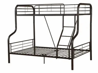Tara Twin over Full Slat Bunk Bed 3D model