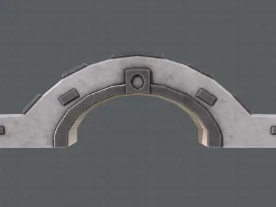 Bridge V02 Low-poly 3D model