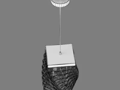 722040 Limpio Lightstar Pendant chandelier 3D model